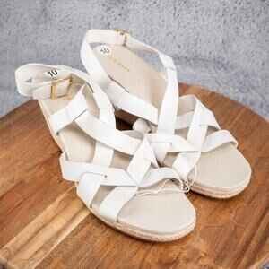 Cole Haan Women's Crystal Wedge Sandal Womens Size 10 Summer Beach